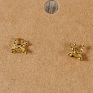 5/$20 Small Balloon Dog Earrings - NEW